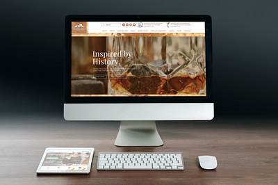 Distillery Website Design bourbon distillery distillery website design spirits whiskey