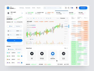 Exchange Website | Crypto b2c btc crypto crypto paltform crypto website dashboard design exchange exchange platform exchange website price ui wallet website