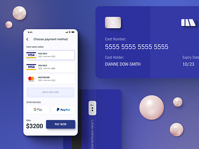 Credit Card Checkout | Daily UI 002 abstract bank blue bussiness buttons call to action challenge checkoutchampion cosmo credit card credit card checkout daily dailyui forms gradient graphic image 3d inputs money pink ui