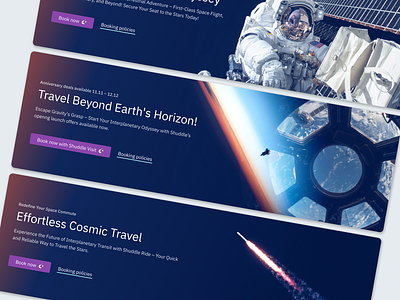Call to Action Component | Space Travel action buttons call to action component cta design design system product product design space travel ui ux uxui uxui design