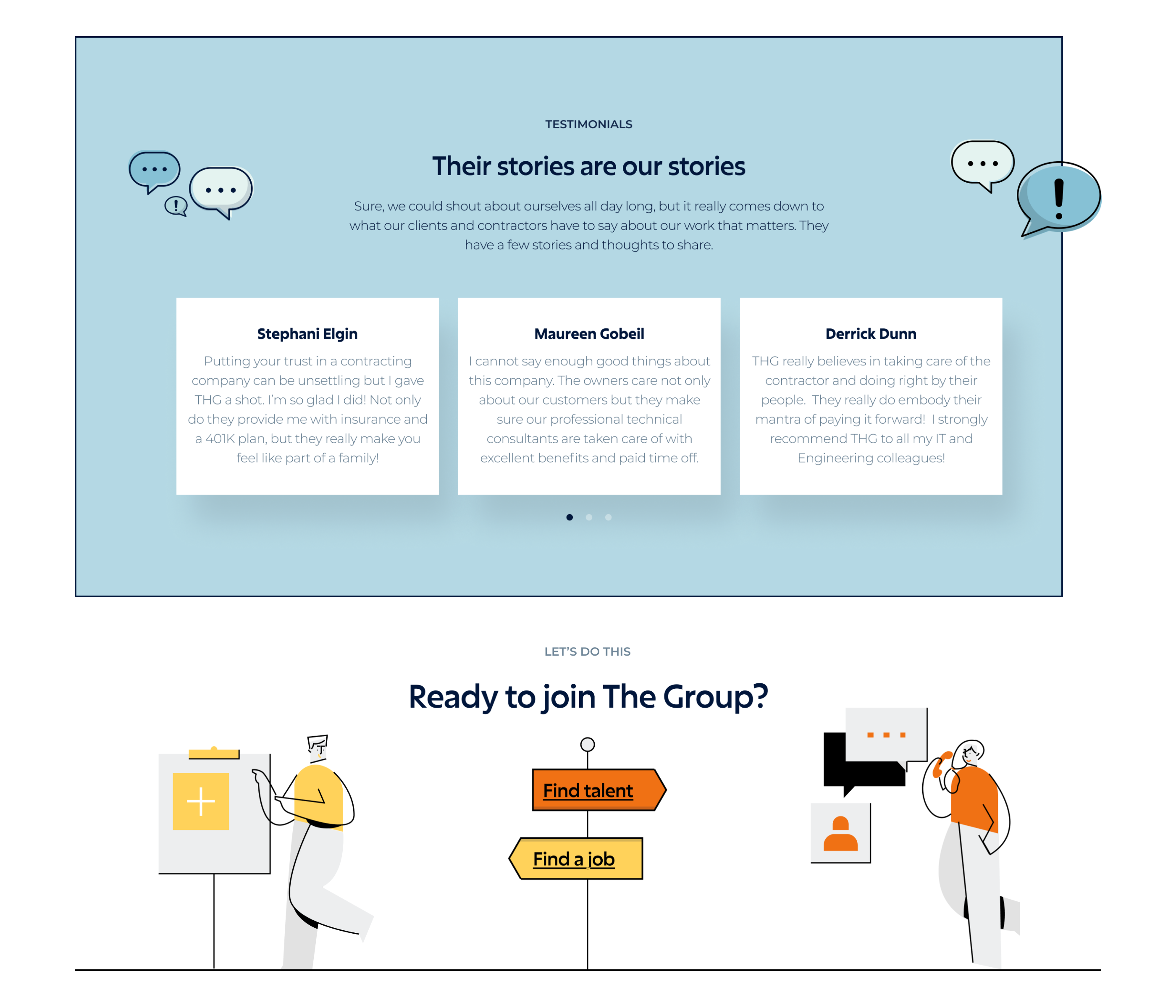 Staffing Group Website + Rebrand by Sara Tompkins on Dribbble