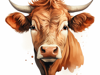 cow vector art app branding design flyer flyer design food flyer graphic design illustration logo ui