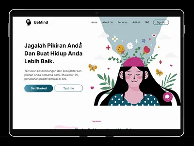 BeMind-Landing Page✨ design landingpage ui uidesign userinterface