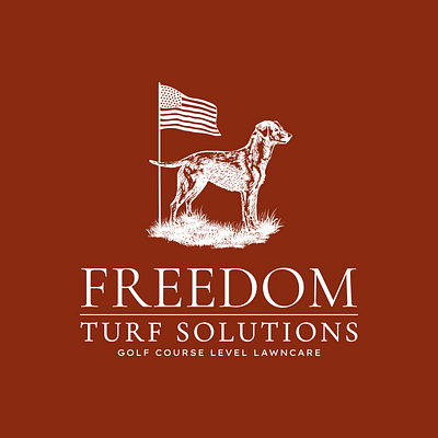 Freedom Turf Solutions Branding + Logo brand branding design graph icon illustration logo