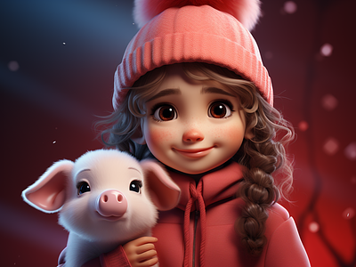 3d cute girl 3d cute girl 3dmax blender cartoon 3d cartoon character girl cartoon girl cartoon mascot girl cute girl girl mascot girl with pig happy girl nice cartoon