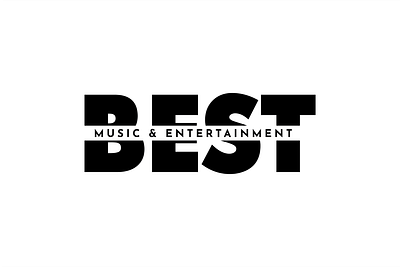 BEST MUSIC & ENTERTAINMENT brand identity design brand logo design branding entertainment graphic design illustrator logo logo design music