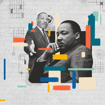 MLK african american black history collage design geometric graphic design history photoshop