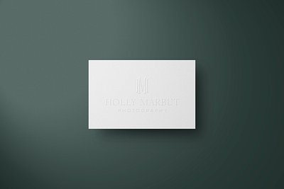 Holly Marbut Photography Logo brand identity branding design graphic design logo notecard photography