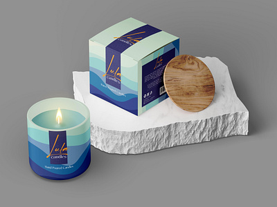 Lula Candle Packaging Design box candle candle packaging packaging design