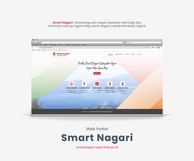 Web Portal Smart Nagari aplikasi mobile ilustrator logo logo icon smart nagari uiux web icon web portal