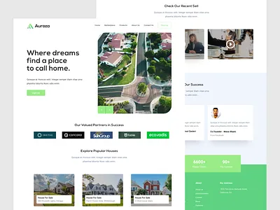 Real Estate - landing page design design estate home homepage interface landing page design landingpage page real real estate real estate landing page realestate site ui ui design web design website design