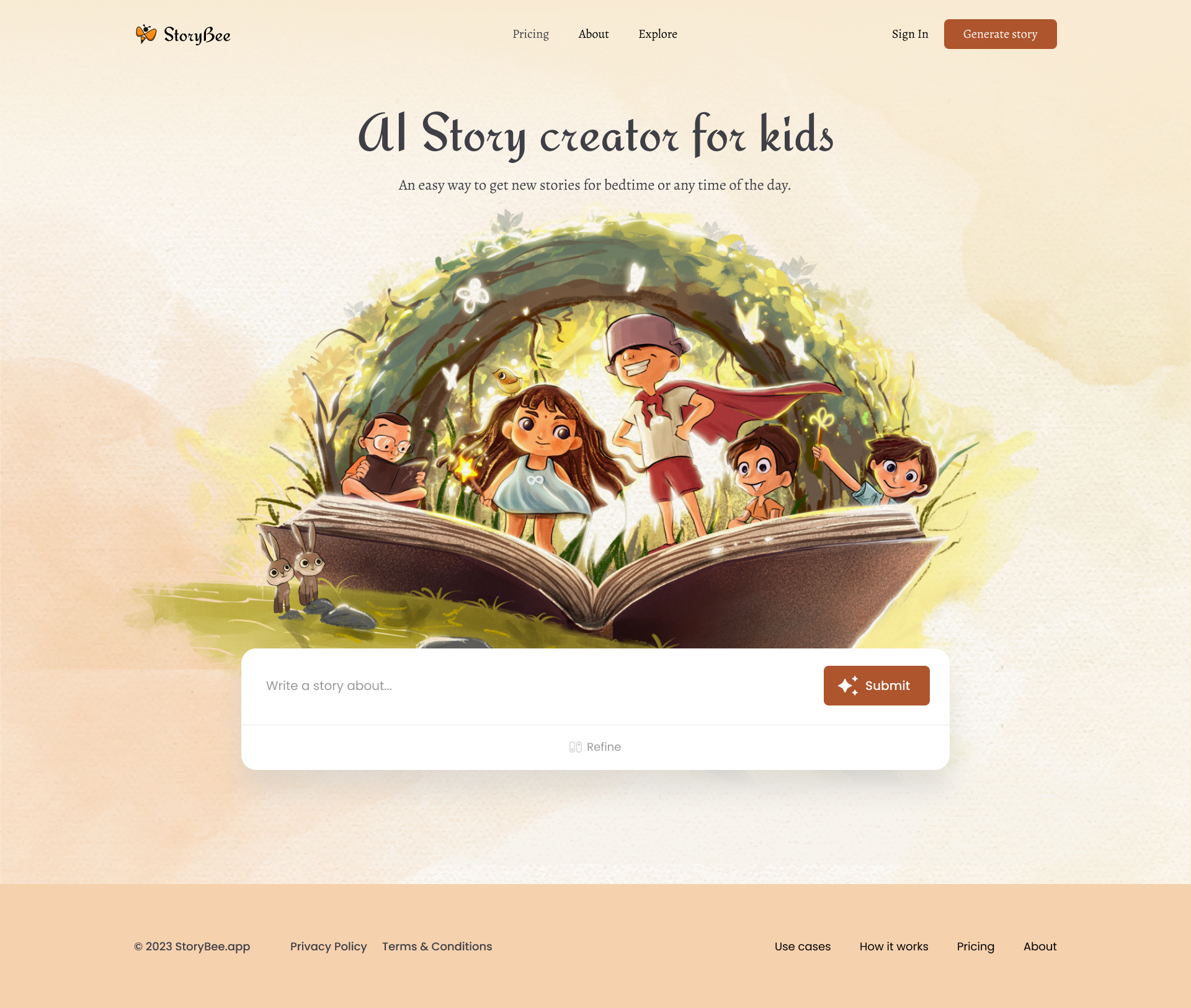 AI Story creator ai artificial intelligence branding graphic design illustration logo ui ux web design website