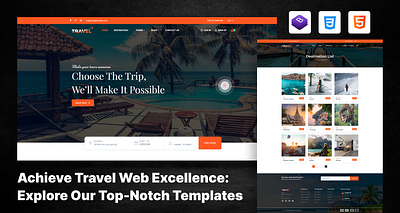 Travel Package Booking HTML5 Template blog booking html html template html5css3 jquery news travel travel blog travel website website design