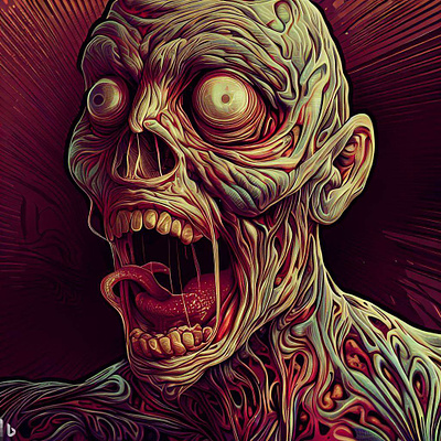 The Walking Dead | Mythological Traditions | tracingflock ai images animation artificial intelligence dalle 2 graphic design horror scary surreal art tracingflock zombies