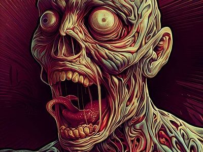 The Walking Dead | Mythological Traditions | tracingflock ai images animation artificial intelligence dalle 2 graphic design horror scary surreal art tracingflock zombies