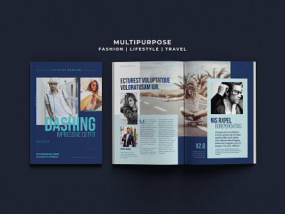 Fashion Magazine Design editorial design fashion magazine graphic design magazine design magazine template publishing design