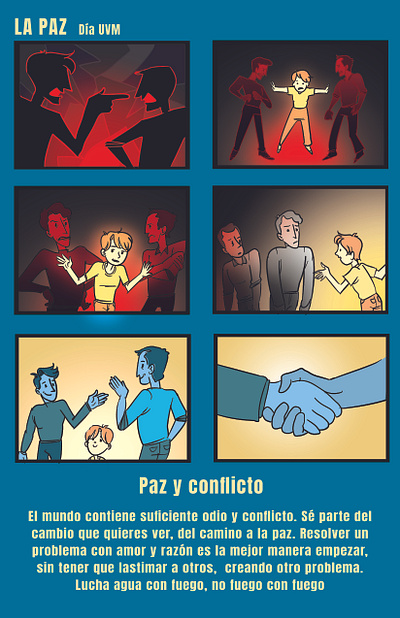 love and peace on planet Earth conflict resolution poster