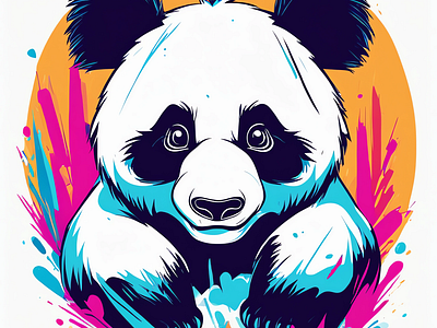 Colorsplash Panda