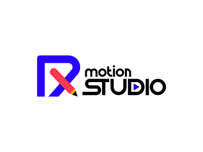 RX Motion Studio Logo | Logo Design abstract logo brand identity branding creative logo gradient logo graphic design logo design minimalist logo modern logo motion rx motion studio studio logo