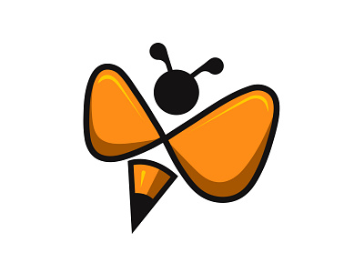 Logo design for StoryBee branding graphic design illustration logo