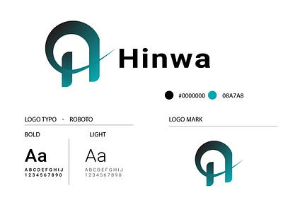 Concept : Hinwa– Logo Design (Unused). appicon applogo brand identity creativelogo daily logo design gradient logo logo concept logo idea logo mark logo process logo room mordent logo professional logo