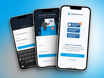 iOS Mobile App UI Design For Eye Care Industry branding design figma graphic design illustration ios app ios app ui ios app ui design login ui login ui design logo mobile app onboarding ui sign in sign in ui sign in ui design typography ui ui ux ux