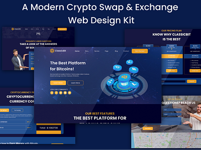 Bitcoin & ICO HTML5 Template bitcoin bitcoin ico bitcoin business bitcoin investment bitcoin platform bitcoin wallet crypto crypto exchange crypto invest css3 html5 ico template web template website template