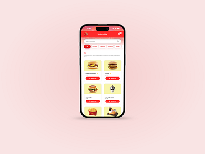 Mcdonald's [Product Page] food and beverage mobile mobile design product design product page ui user interface