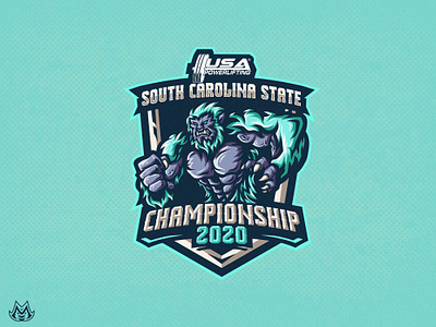 South Carolina State Championship 2020 art artwork branding design graphic design logo retro vector