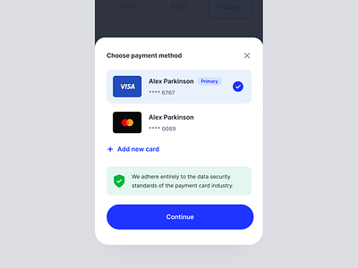 Payment Method Modal bottom sheet credit card mobile modal payment ui ux