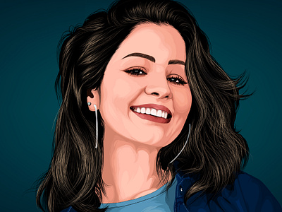 Vector Portrait: Smiling Girl Headshot artist cartoon digital art digital artist digital portrait dribbble artist graphic design headshot art illustration portrait portrait art portrait drawing portrait illustration portrait painting vector vector art vector artist vector design vector portrait