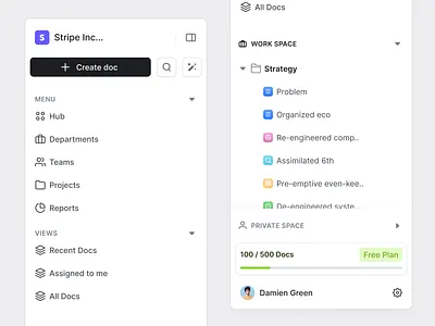 Frame.so - Navigation ai app clean design details interface manage menu minimal navigation panel project settings side sidebar ui ui design ux ux design web