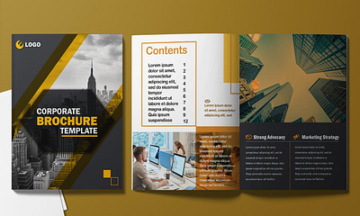 I will design corporate brochure for your company brochure design ebook flyer design lead magnet pdf design