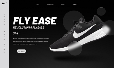 UI Design for Nike Shoe. colortheory graphic design landingpage nike nikeshoe prototype ui uidesign uidesigner uiux uiuxdesign userinterface uxdesigner webdesign wireframing