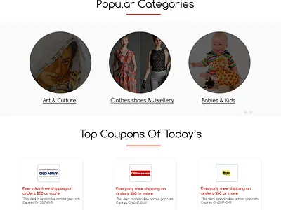 CarpeDeal Website Ui design ecommerce graphic design ui uiuxdesign userinterface web layout website