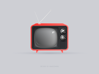 Television micro-texture household icon micro texture television