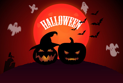 Happy Halloween design 2 november bat cemetery dark dark moon ghost halloween halloween design halloween ghost halloween pumpkin pumpkin scary scary pumpkin spider