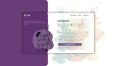 BTP - Login Page Design design graphic design homepage illustration landing page login design login page ui ui design webdesign website website design