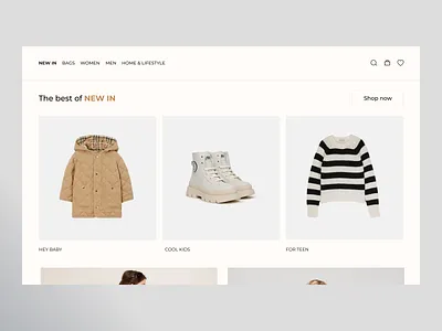 E Commerce Minimal Forkids UX/UI Product Page clean clothing design e commerce ecommerce kids kids clothes minimal minimalism minimalistic product page shop shop now shopify shopping trendy ui ux web design website