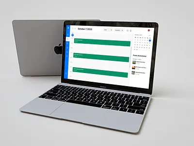 Social Media Calendar UI branding calendar design google graphic design illustration logo motion graphics saas ui user interface design ux vector website design