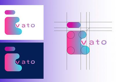Evato saas logo Branding branding colorful design gradiant graphic design illustration logo logomaking minimul logo product saaas typography ui ux vector