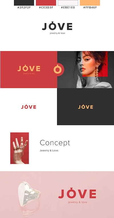 Jewelry & Love branding graphic design logo