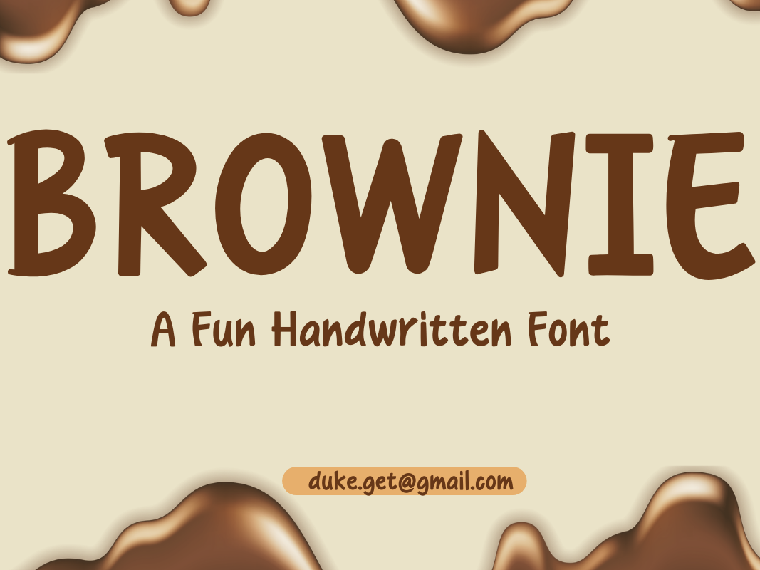 Brownie Font by D&G Studio(02) on Dribbble