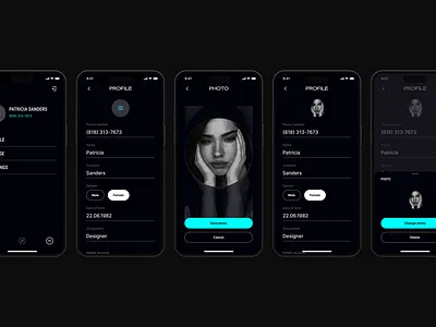 User details application details edit photo registration steps userpic
