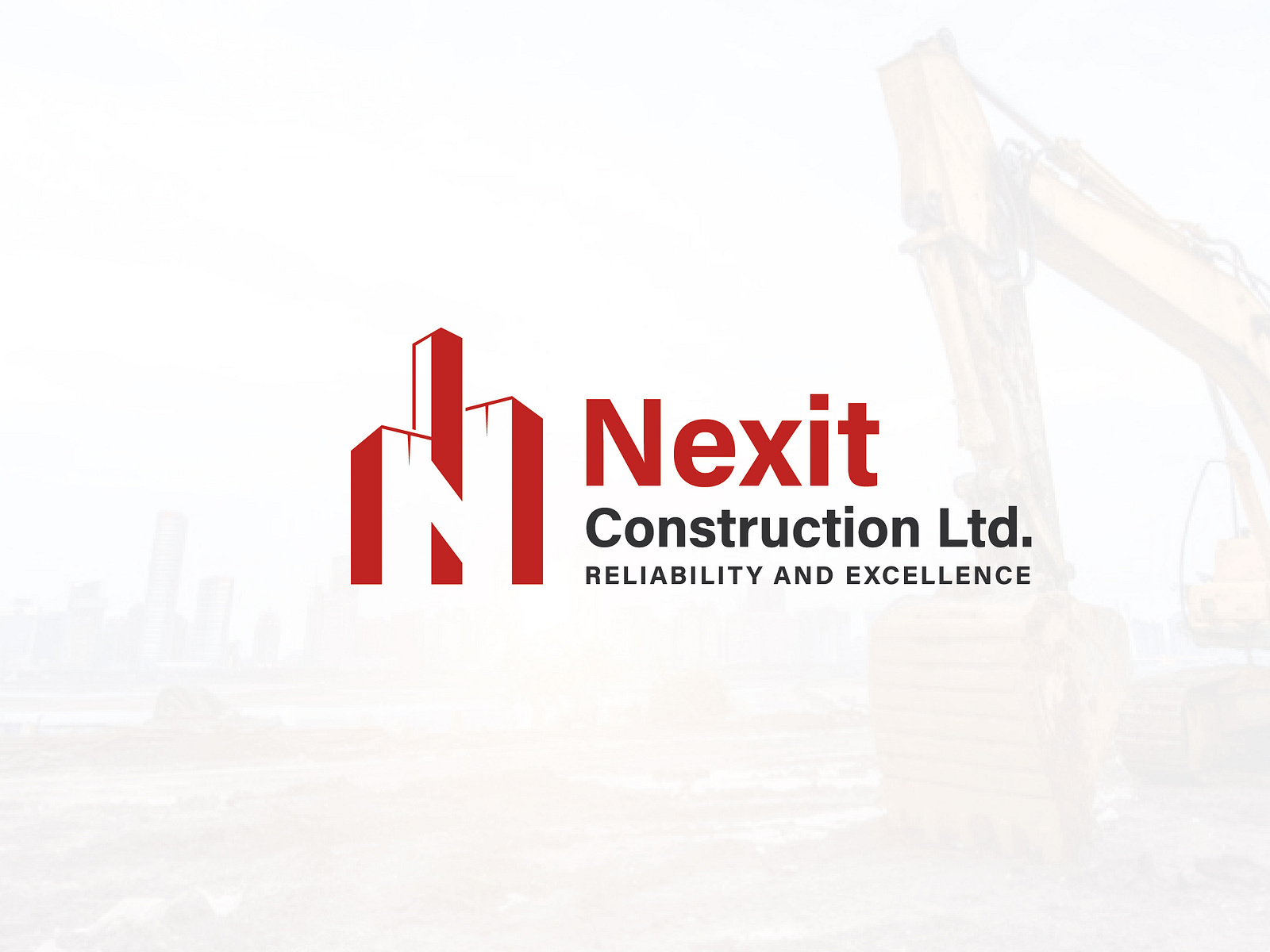 Nexit Construction Ltd Logo By Omar Faruq Rijbi On Dribbble