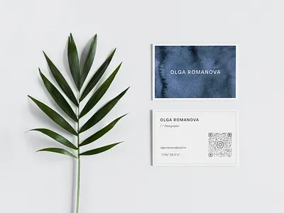 Photographer's business card branding business card design graphic design logo typography ui