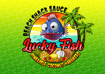 Mascot Logo Design branding cartoon fish logo food graphic design illustration logo logo design mascot mascot logo menu packaging sauce sauce logo typography vector