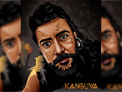 My 🆕 Illustration drawing of actor Suriya Kanguva | KumarTJ actor art digitalart drawing illustration kanguva kanguvamovie suriya tamilactor vector