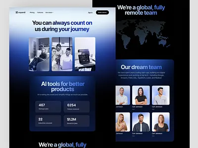 SaaS Startup Webflow pricing page design Webflow about us company corporate dark design enterprise home homepage illustration landing page saas startup team ui web web design web page design web site webflow webpage