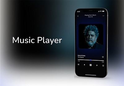 Music Player App app design figma mobile music music player product design ui ux